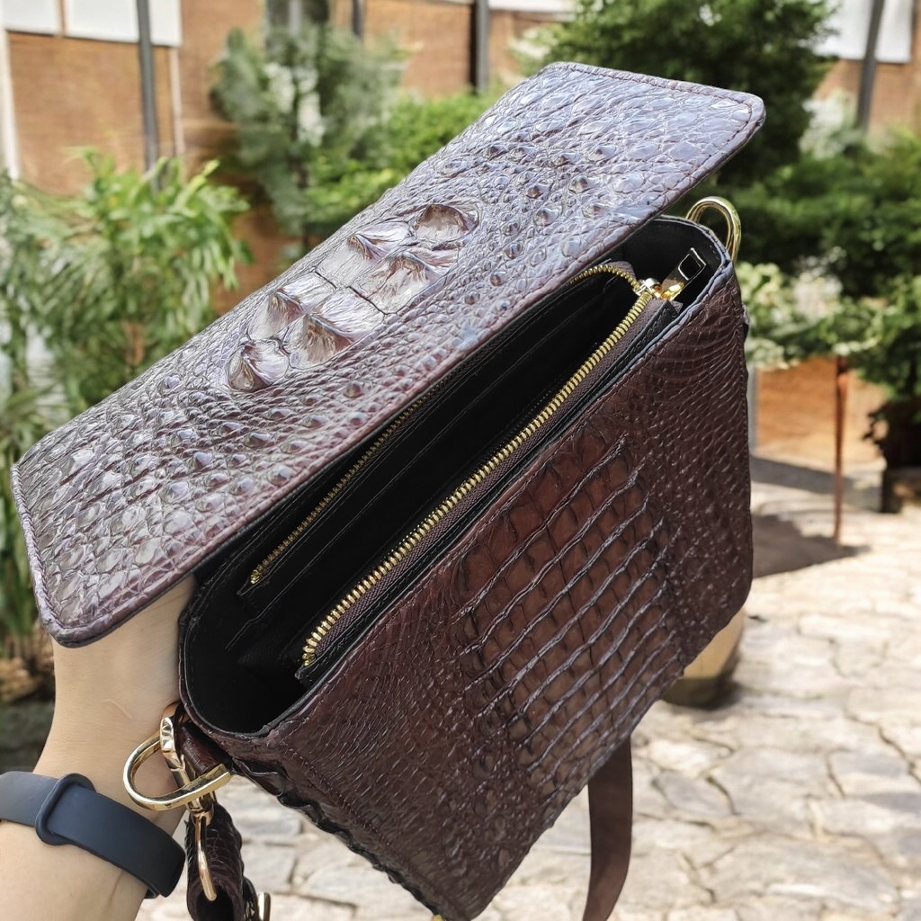 Túi đeo chéo nam DA CÁ SẤU SANG TRỌNG