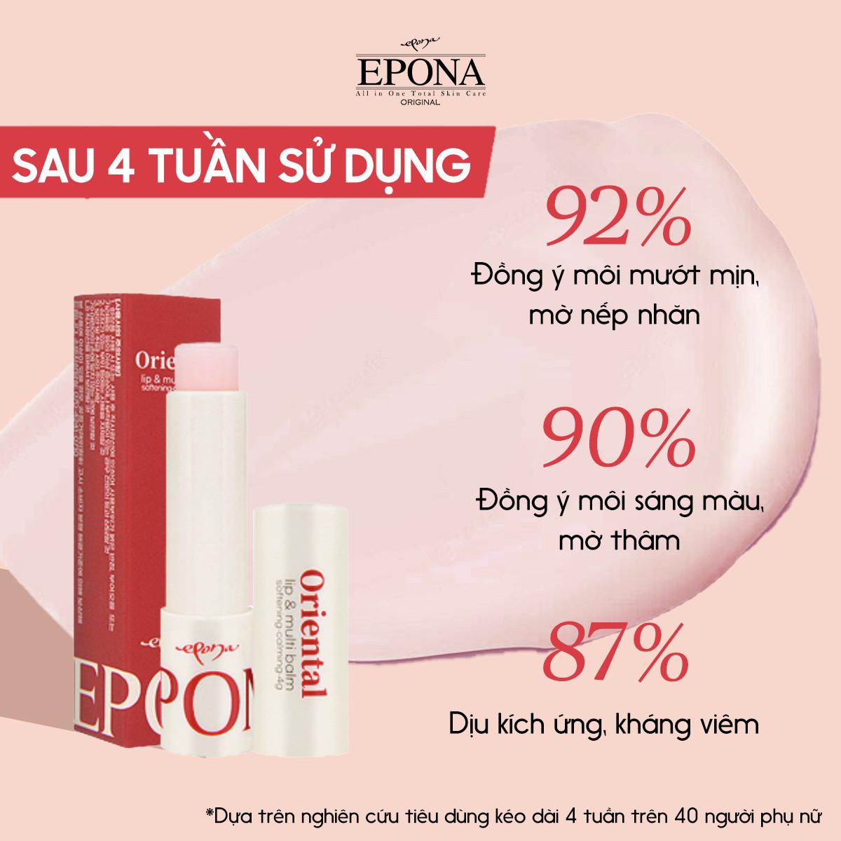 Son Dưỡng Đa Năng Chiết Xuất Mật Ong Epona Oriental Lip &amp; Multi Balm 4g