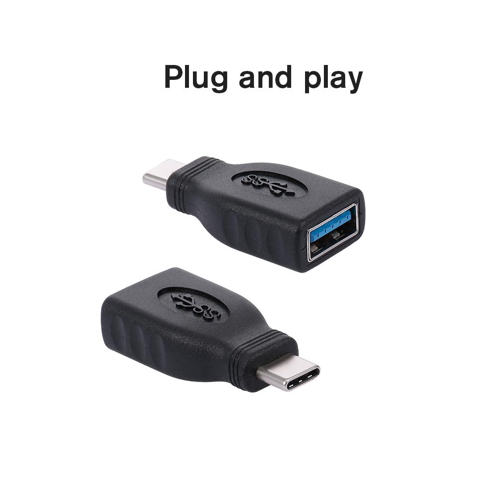 Type-C OTG Adapter USB3.1 Type-C Male to USB3.0 Female Converter Cable Adapter Replacement for Smart Phone Macbook