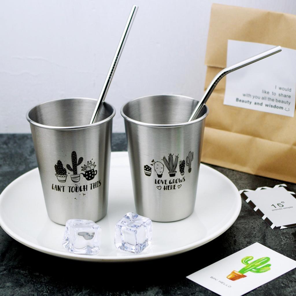 350ml Stainless Steel Water Cup Milk Wine Beer Bottle Coffee Tea Mug