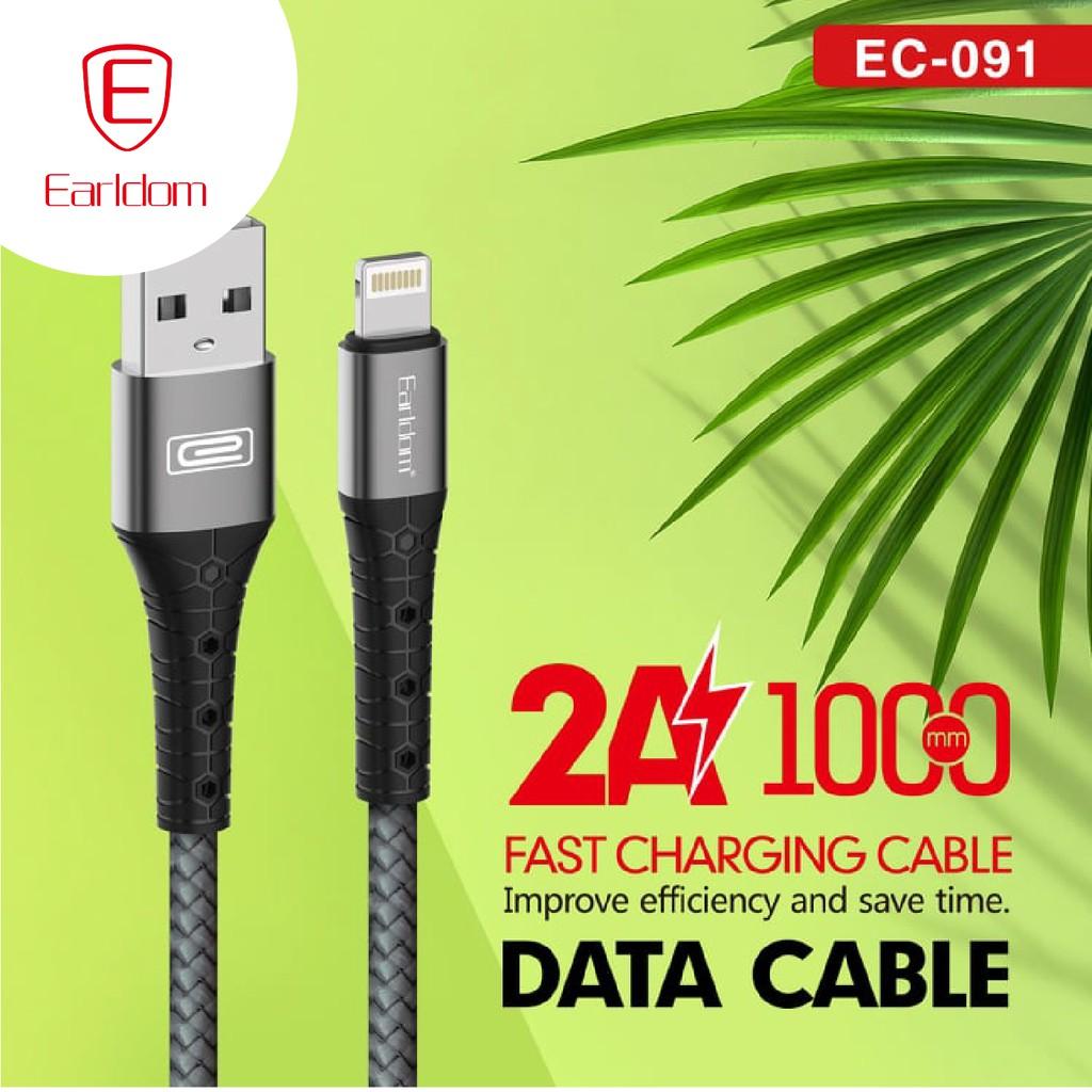 Cáp sạc bọc sợi Earldom EC-091 - Hàng chính hãng