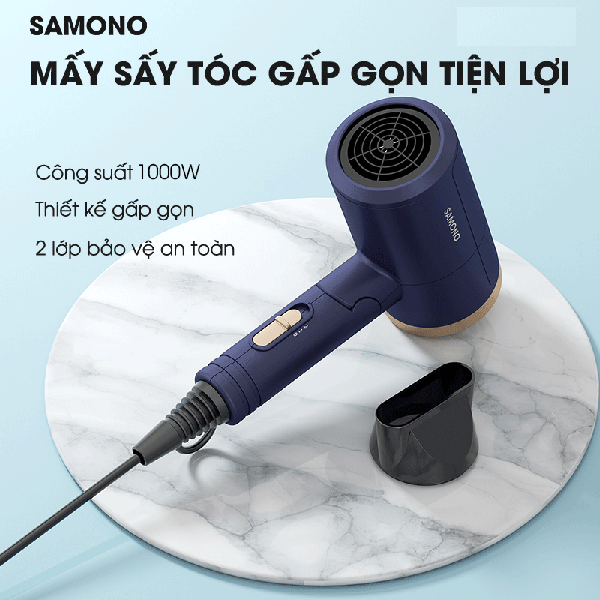 Máy Sấy Tóc Samono SW-HDB11 Bỏ Túi Mini Hàng Chính Hãng