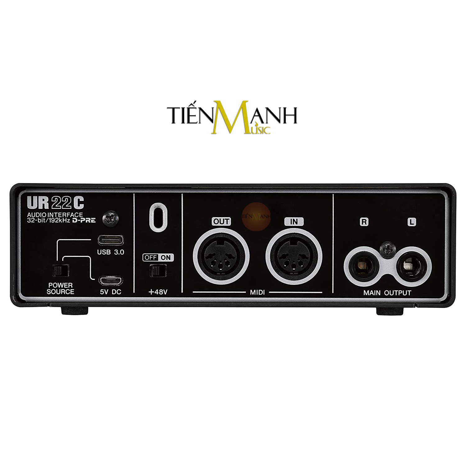 Soundcard Steinberg UR22C - Sound Card Bộ Thu Âm Thanh và Livestream USB 3.0 Audio Interface Hàng Chính Hãng - Kèm Móng Gẩy DreamMaker