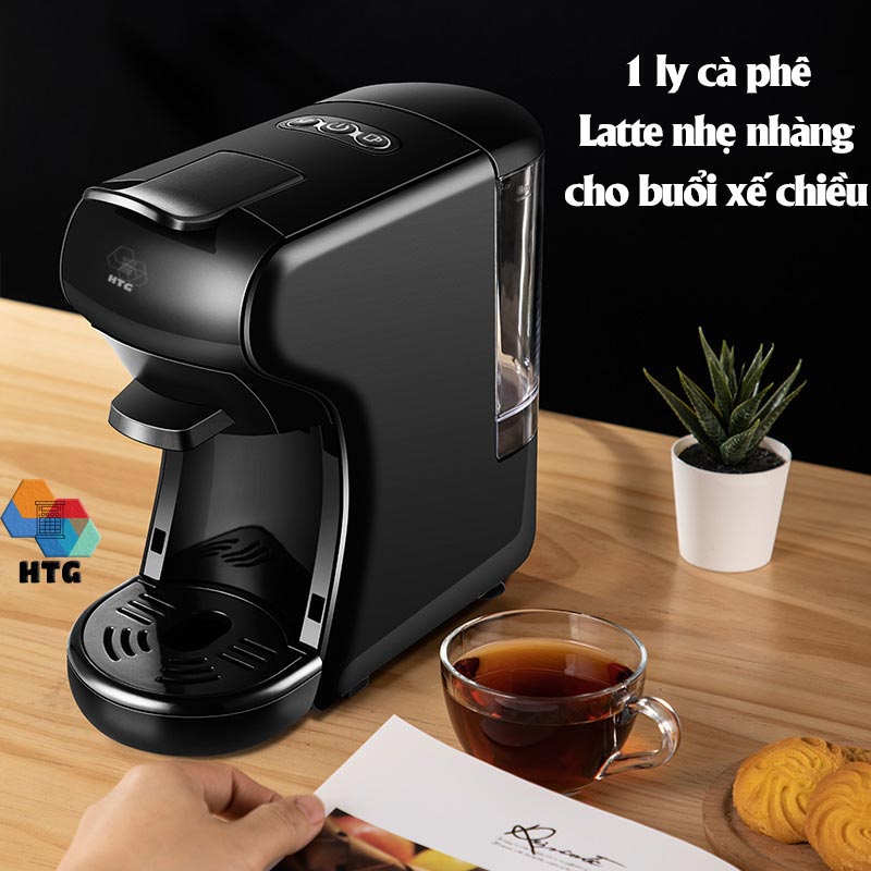 Máy pha cà phê viên nén Stelang ST504 3 trong 1, dùng được cà phê bột và Dolce Gusto, Nespresso, áp suất 19 bar hàng chính hãng