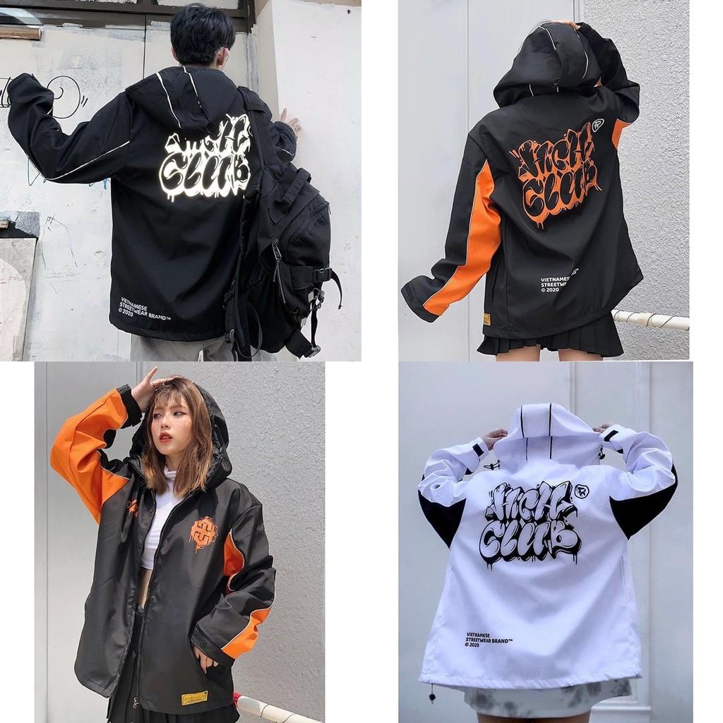 Áo Khoác Dù Bomber Jackets in 2020 HIGH Club Unisex Nam Nữ Form Rộng Ulzzang KUN