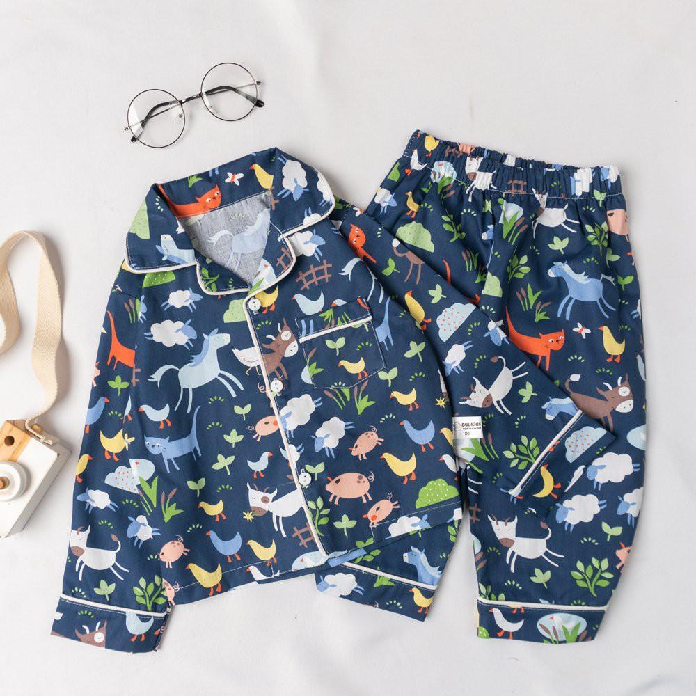 Bộ đồ pijama cho bé rời dài tay BR20017 - MAGICKIDS