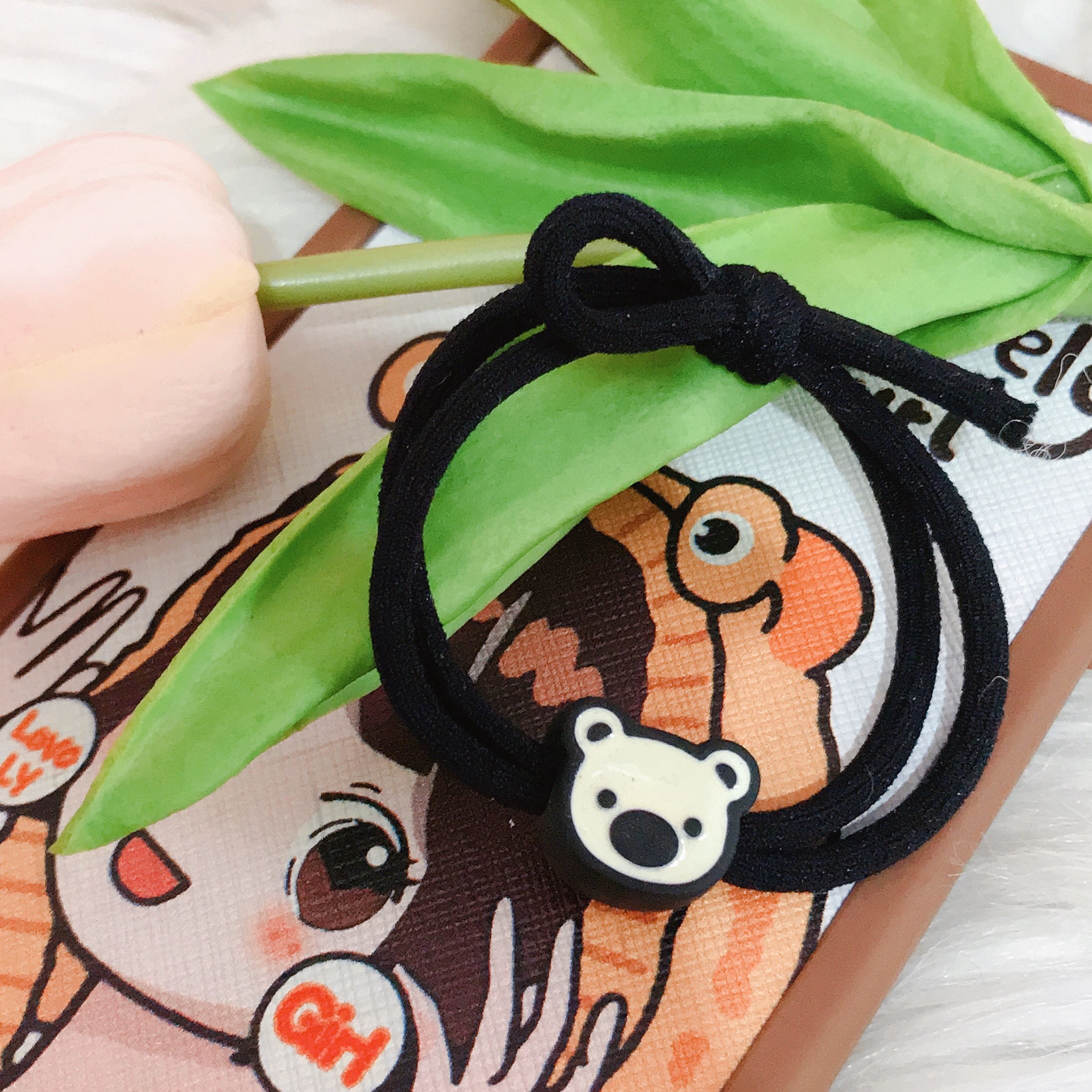 Dây Buộc Tóc Hình Gấu Nhỏ Xinh Xắn Kiểu Hàn Quốc Cho Bạn Gái