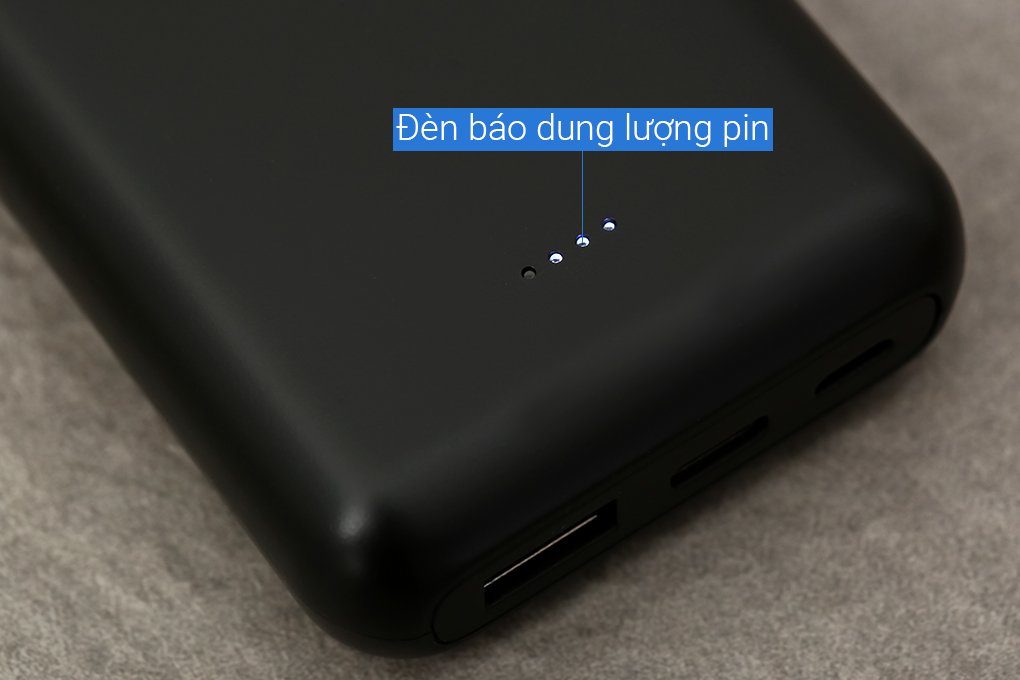 Pin sạc dự phòng Polymer 10000mAh Type C AVA+ DS2107 - Hàng chính hãng - Đen