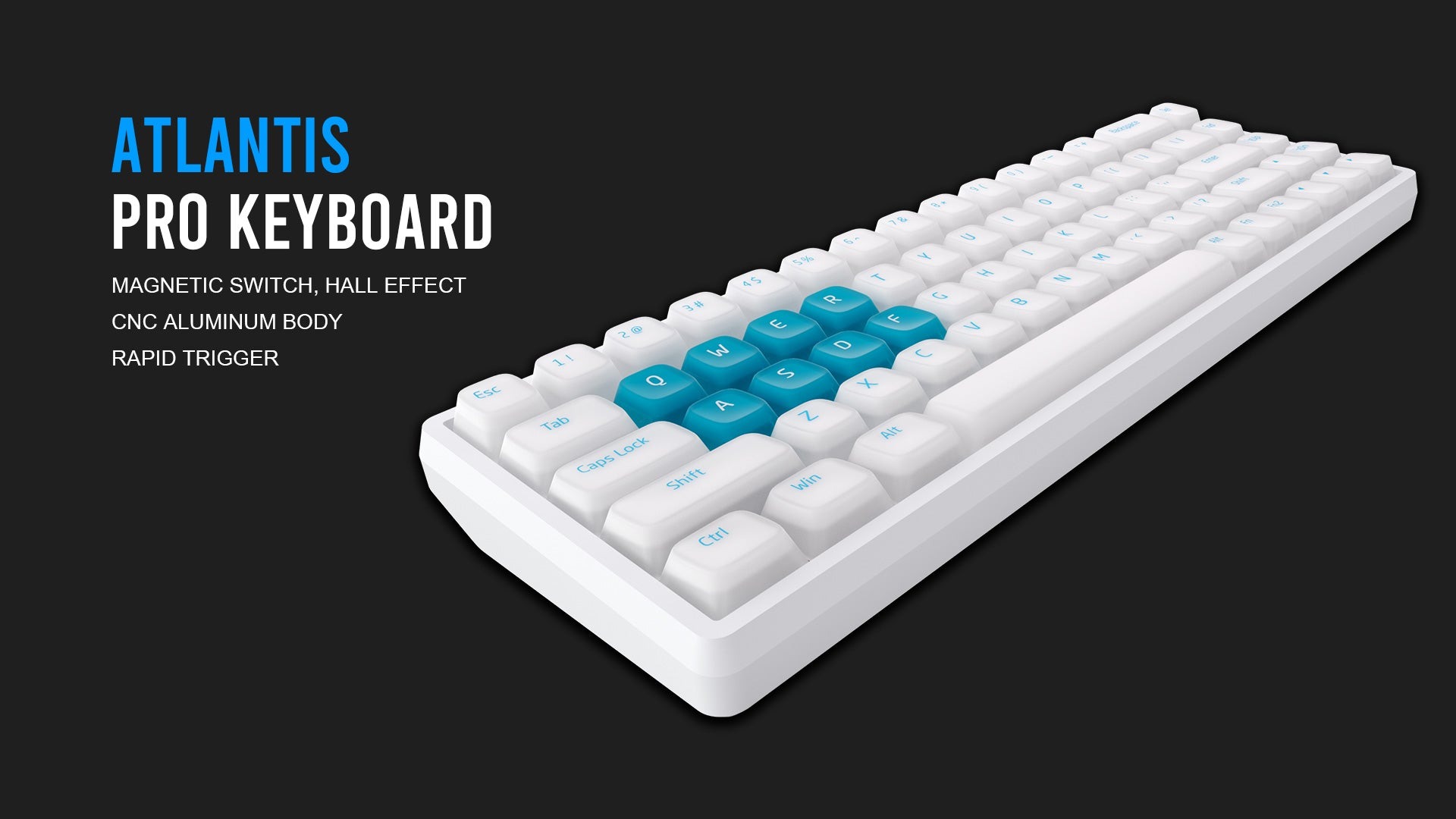 Bàn phím từ Lamzu Atlantis Pro Keyboard - Hỗ trợ Rapid Trigger - Hàng Chính Hãng