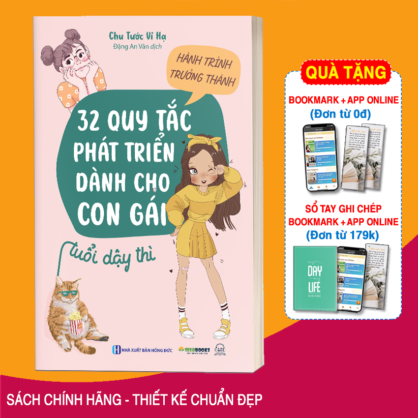 Sách Hành Trình Trưởng Thành: 32 Quy Tắc Phát Triển Dành Cho Con Gái Tuổi Dậy Thì