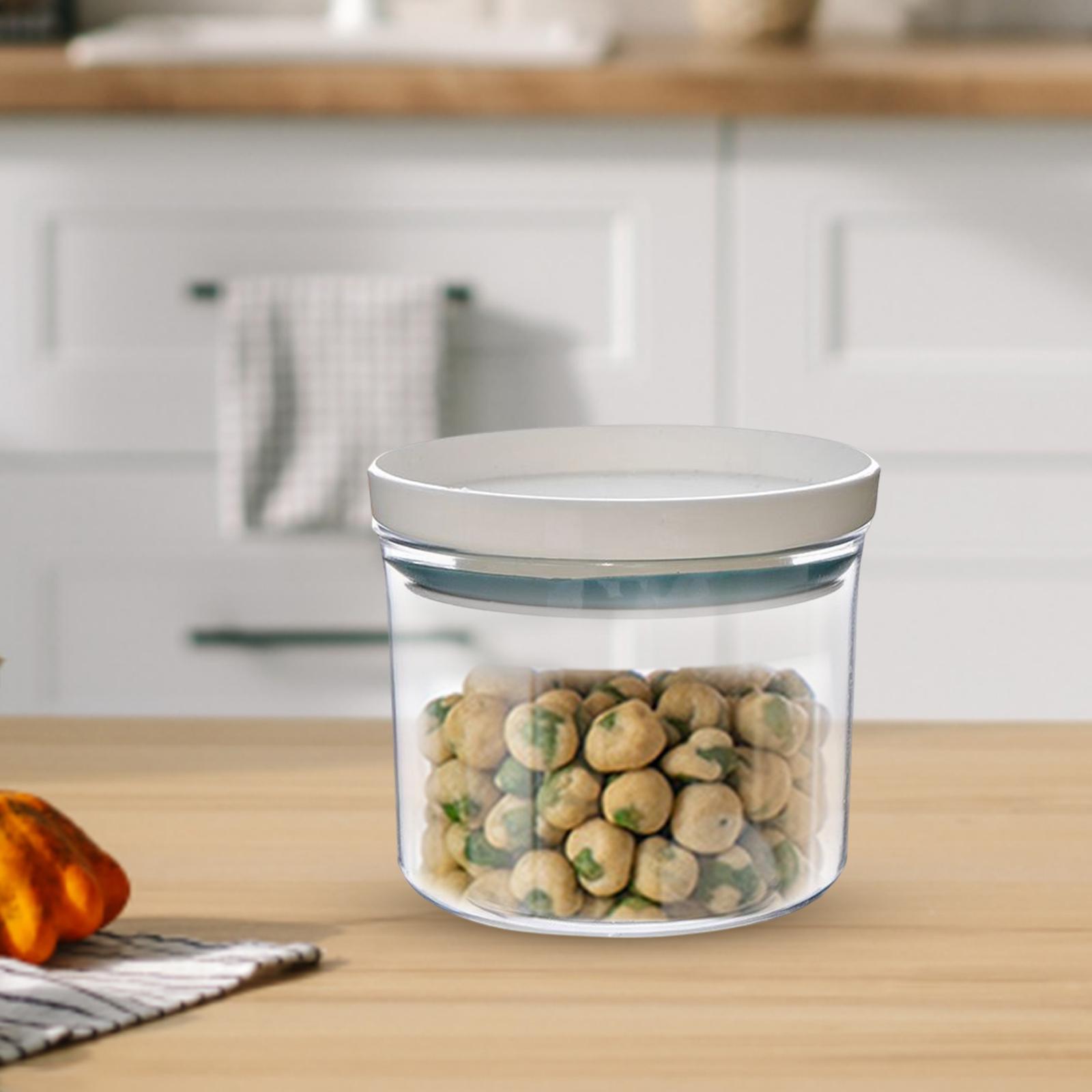 Storage Jar with Airtight Lids Clear Jar Food Storage Jar for Tea