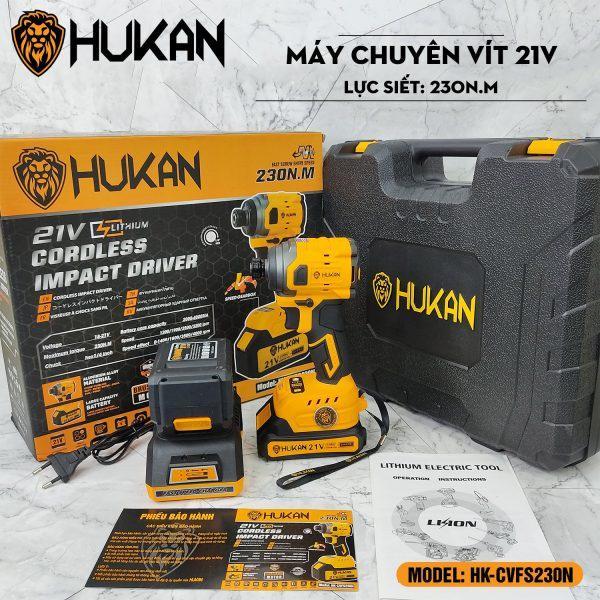 MÁY CHUYÊN VÍT 230NM HK-CVFS230N HUKAN (2 PIN + 1 SẠC) - HÀNG CHÍNH HÃNG