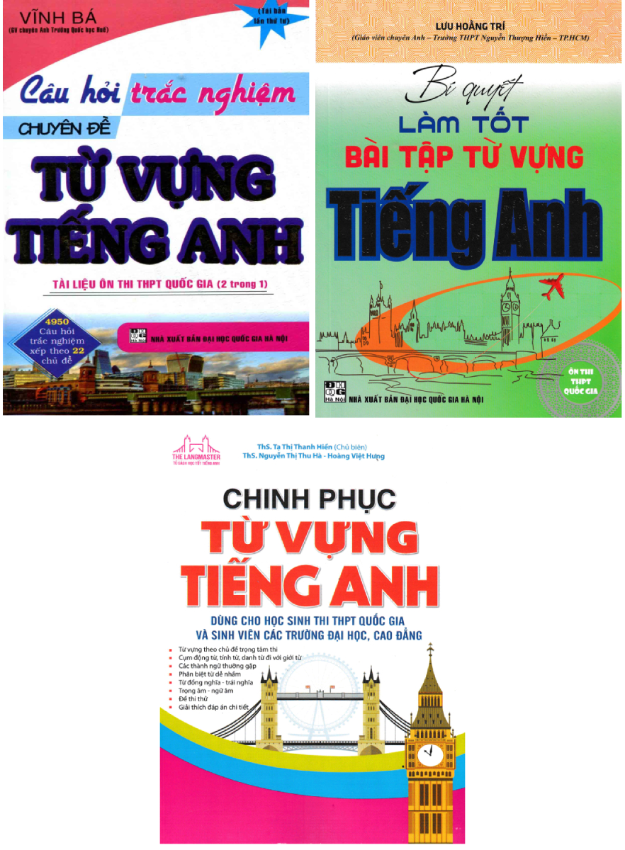 Combo Rèn Luyện Kỹ Năng Sử Dụng Từ Vựng Tiếng Anh  _MT
