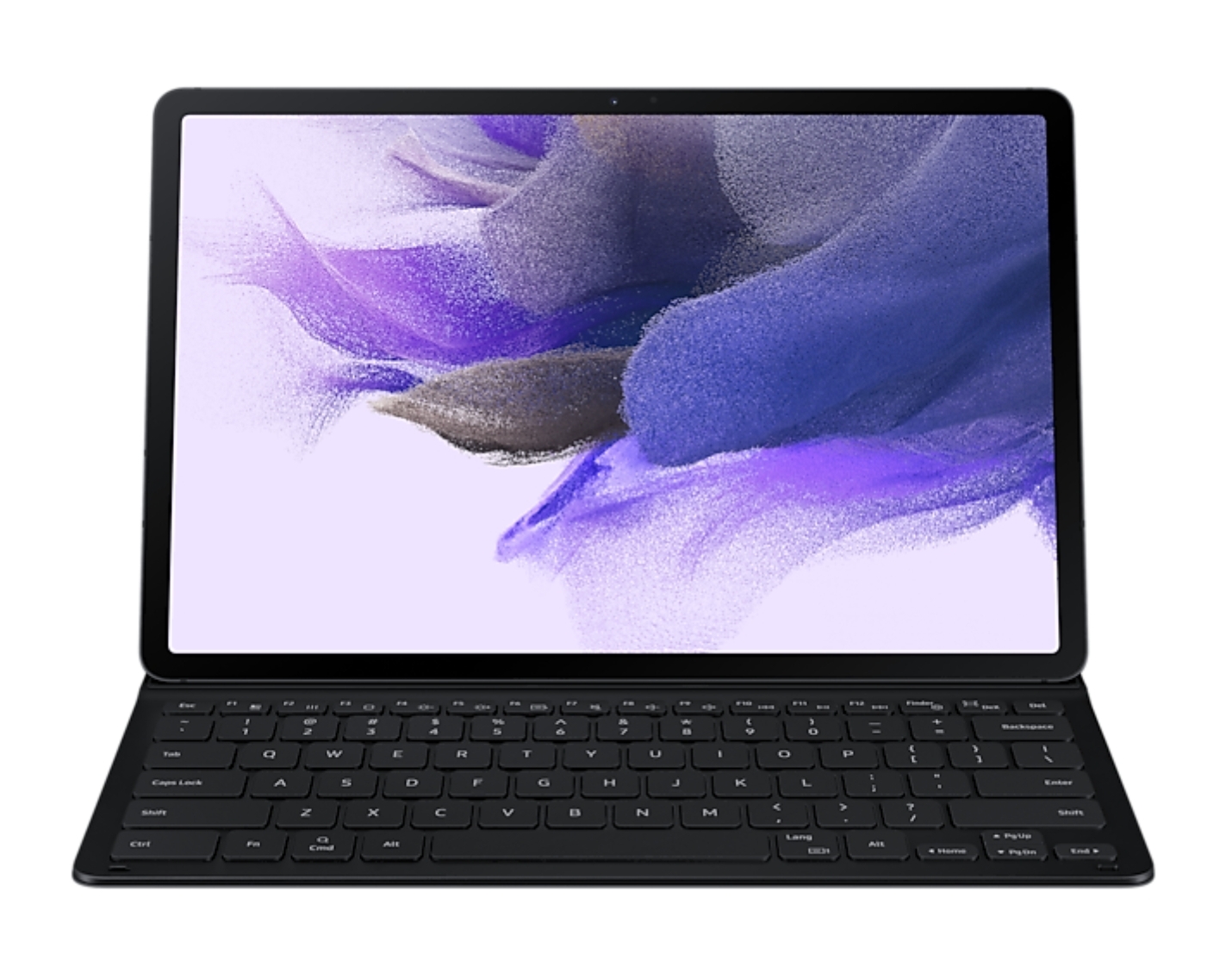 Bao Da Kèm Bàn Phím Book Cover Keyboard Slim Cho Máy Tính Bảng Samsung Galaxy Tab S7 Plus S7FE / Tab S8 Plus - Hàng Chính Hãng Nguyên Seal