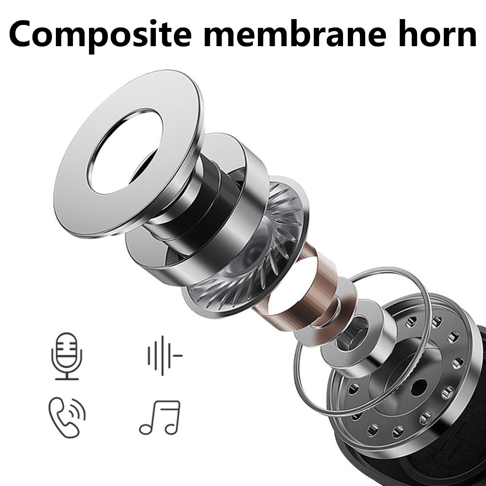 Wireless in-Ear Display Headphone Black