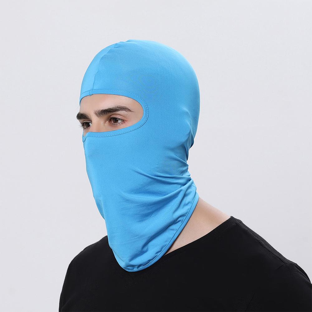 Mặt nạ đầy đủ mũ balaclava mũ xe máy bandana ngoài trời đi xe đạp săn xe đạp bảo vệ tia UV mũ bảo hiểm mũ bảo hiểm Color: Purple