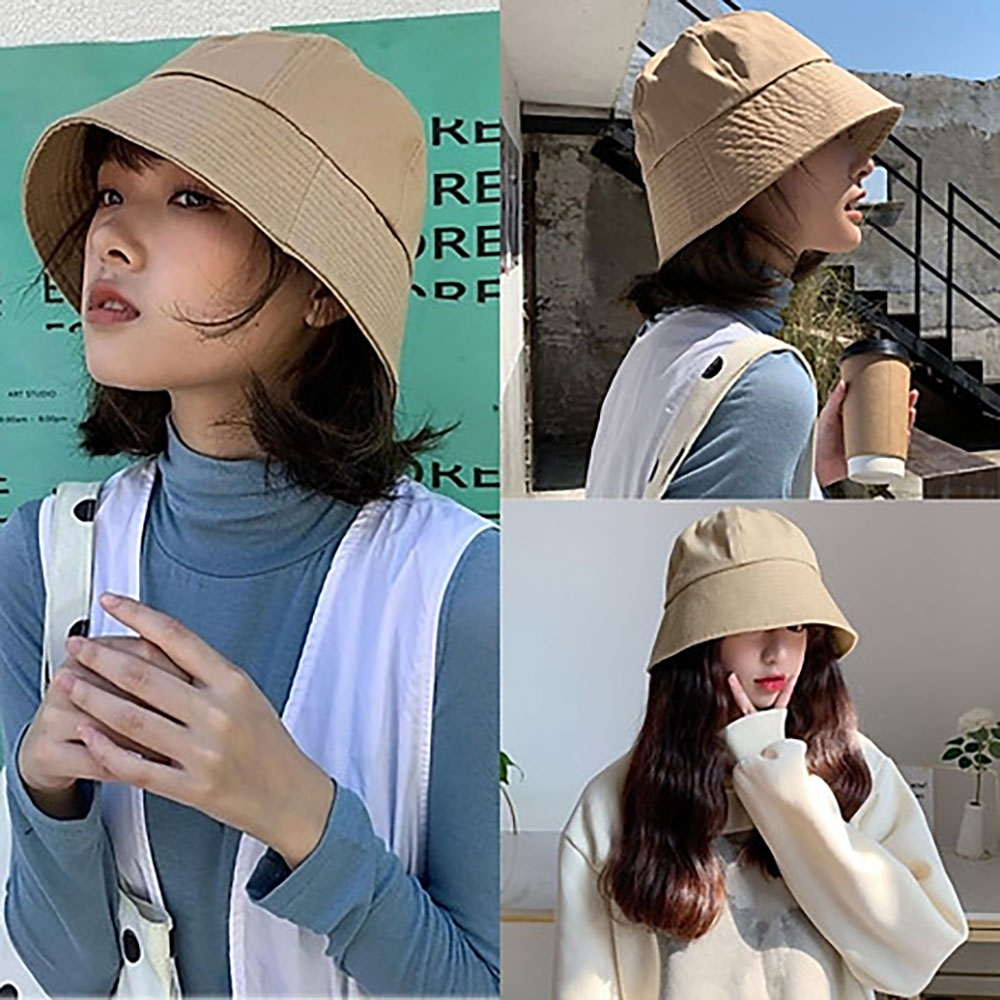 Nón bucket vành cụp trơn - mũ tai bèo Ulzzang phong cách, cá tính Unisex nam nữ