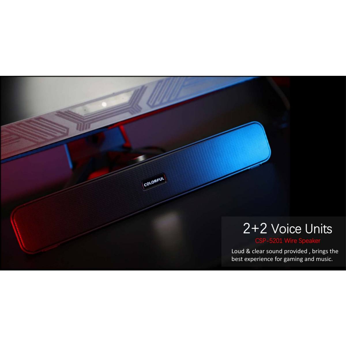 Loa Vi Tính Colorful Soundbar 5201 - Hàng Chính Hãng