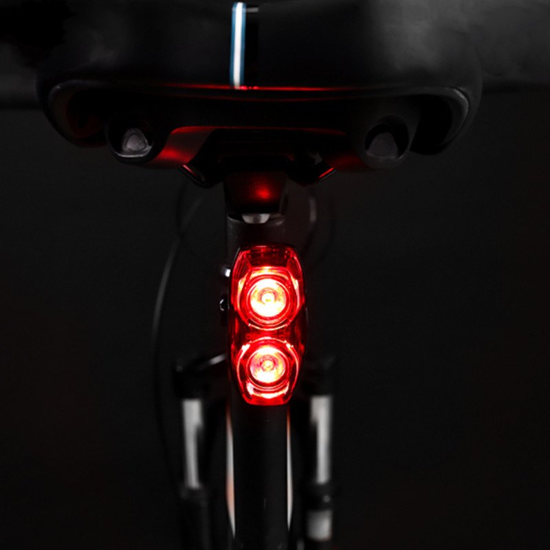 Đèn hậu xe đạp Hatsu-HY288, đèn led xe đạp cảnh báo an toàn gắn xe đạp Giant, MTB địa hình