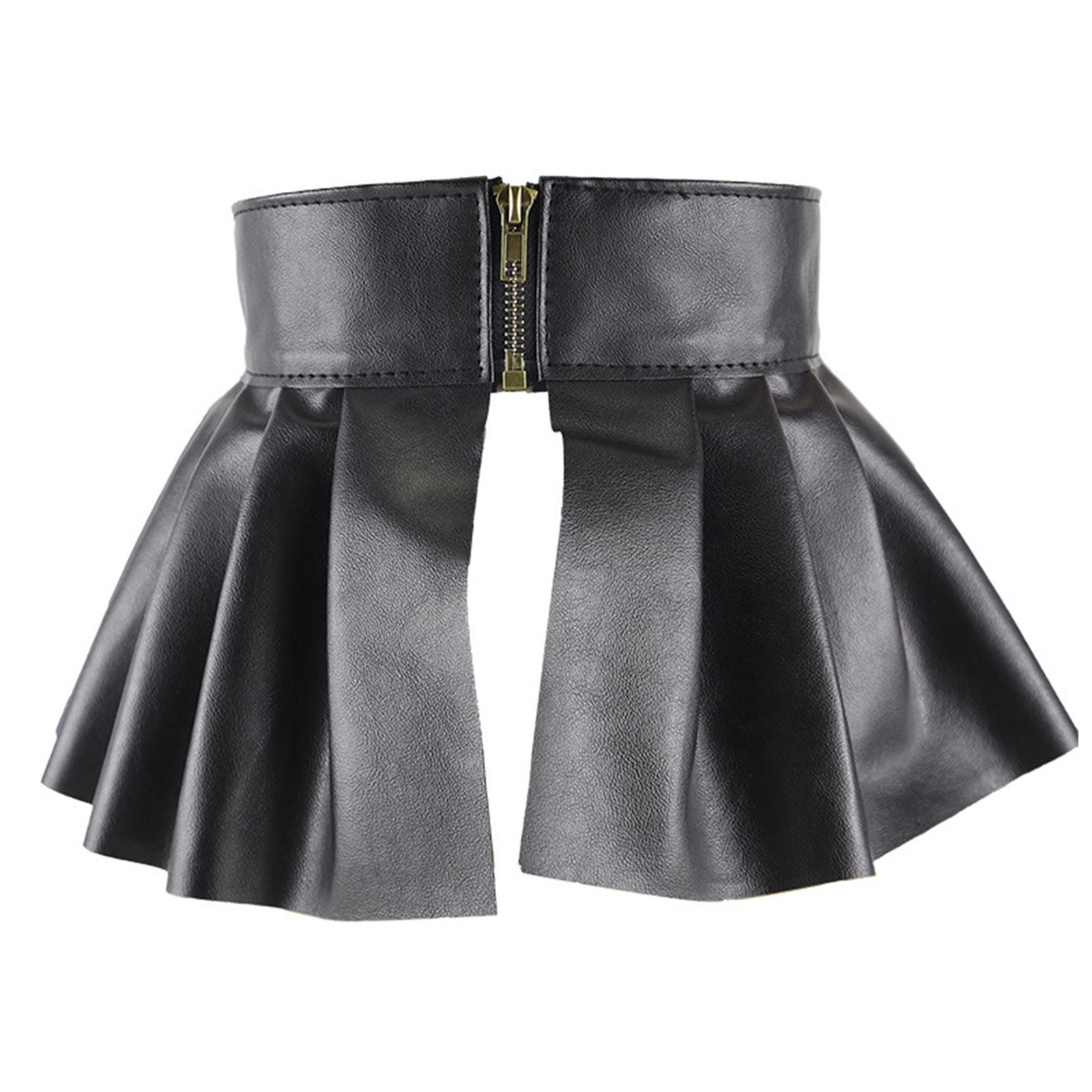 Fashion Waist Belt Skirts Wide Dresses High Waist Womens Belt Corset Ruffle