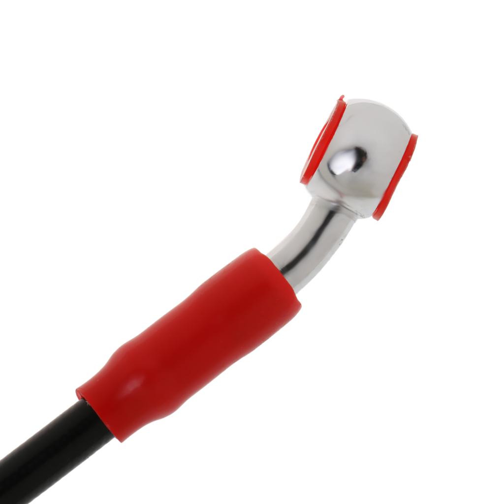 90cm Motorcycle Braided Steel Brake Clutch Oil Hose Line Pipe - Black