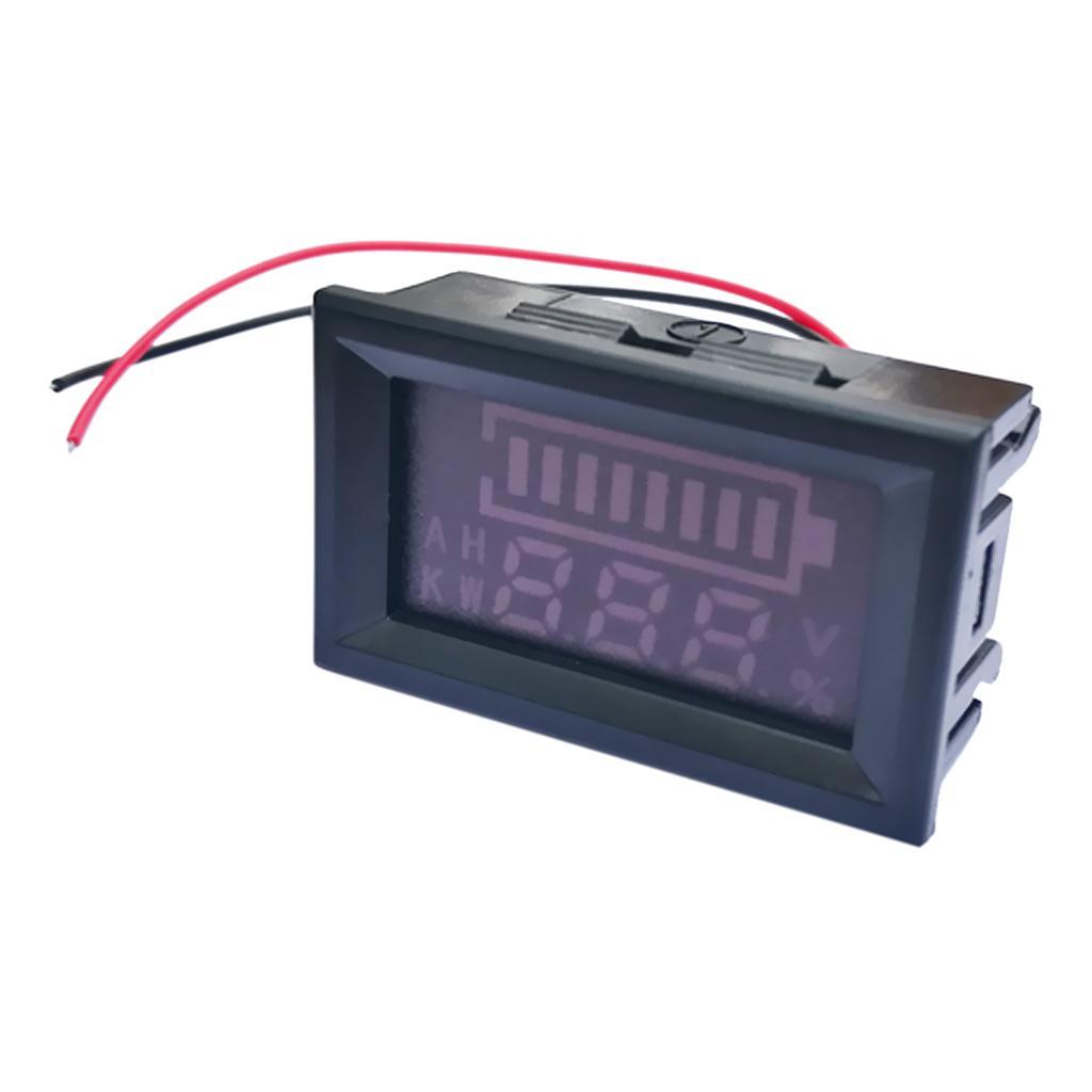 Acid Lead Lithium Battery Indicator Capacity Digital LED Tester Voltmeter