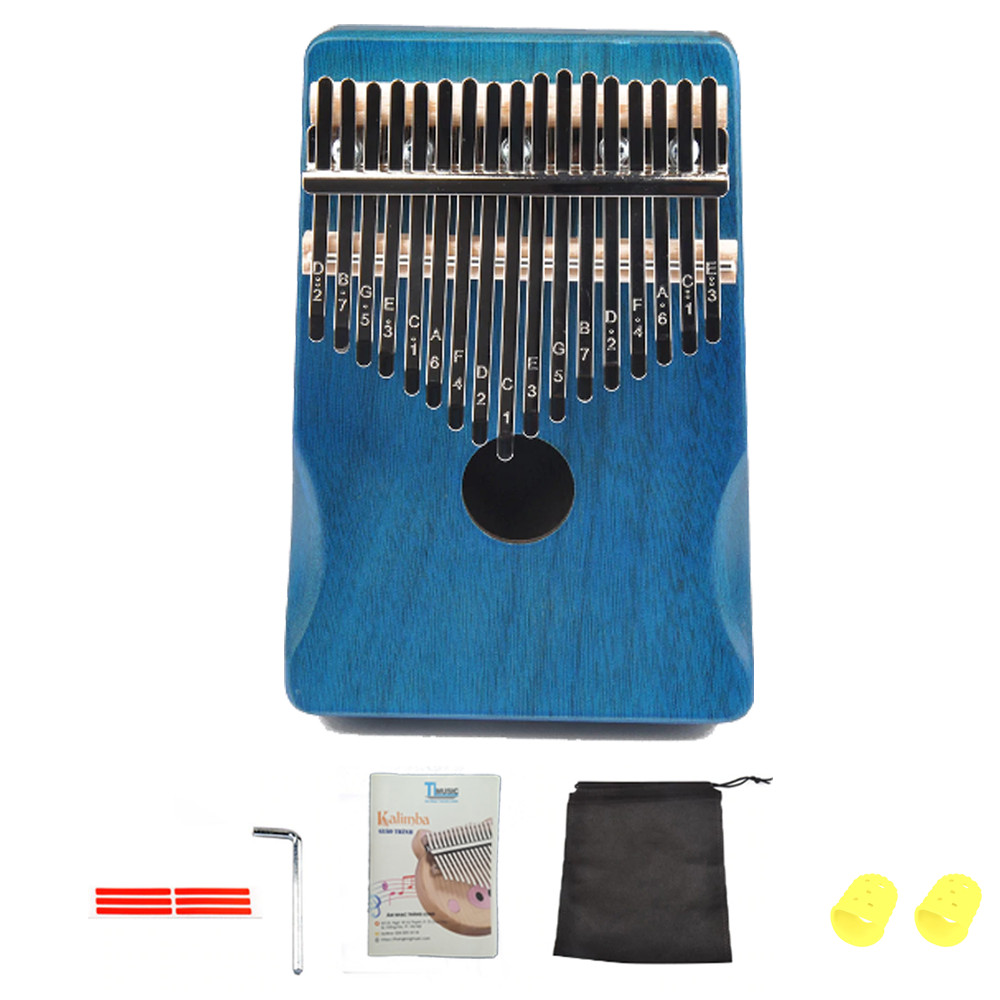 Đàn Kalimba 17 phím KA03 gỗ Mahogany - Full phụ kiện