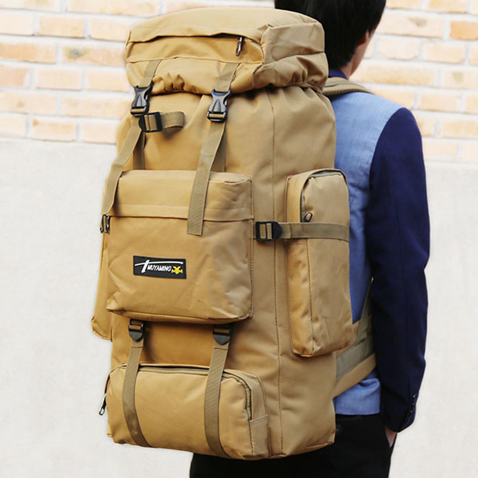 Waterproof Backpack Hiking 70L Rucksack Trekking