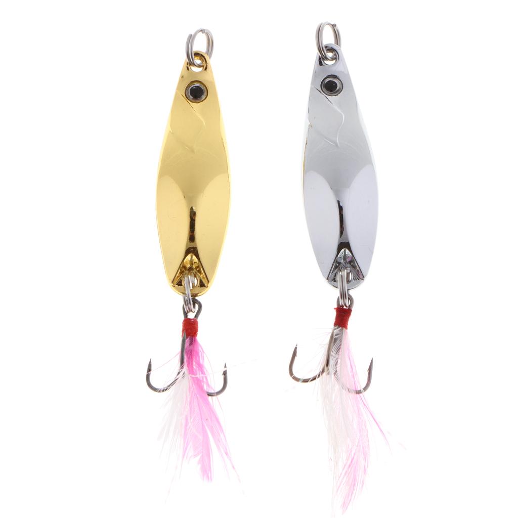 Metal Lures Spoons Fishing Lures Sequins Baits Bionic Hard Fishing Lure Hook