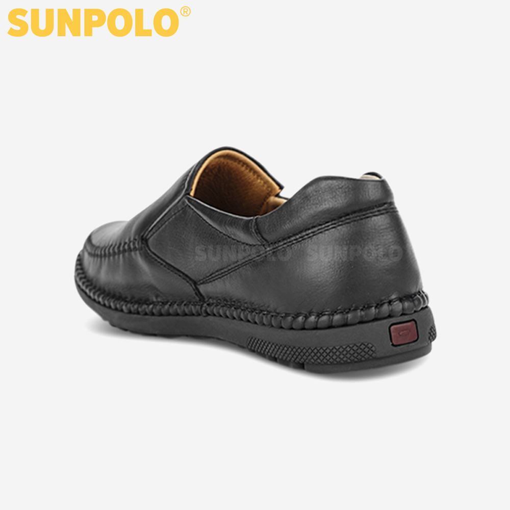 Giày Mọi Nam Da Bò Cao Cấp SUNPOLO LSU015 Lịch lãm
