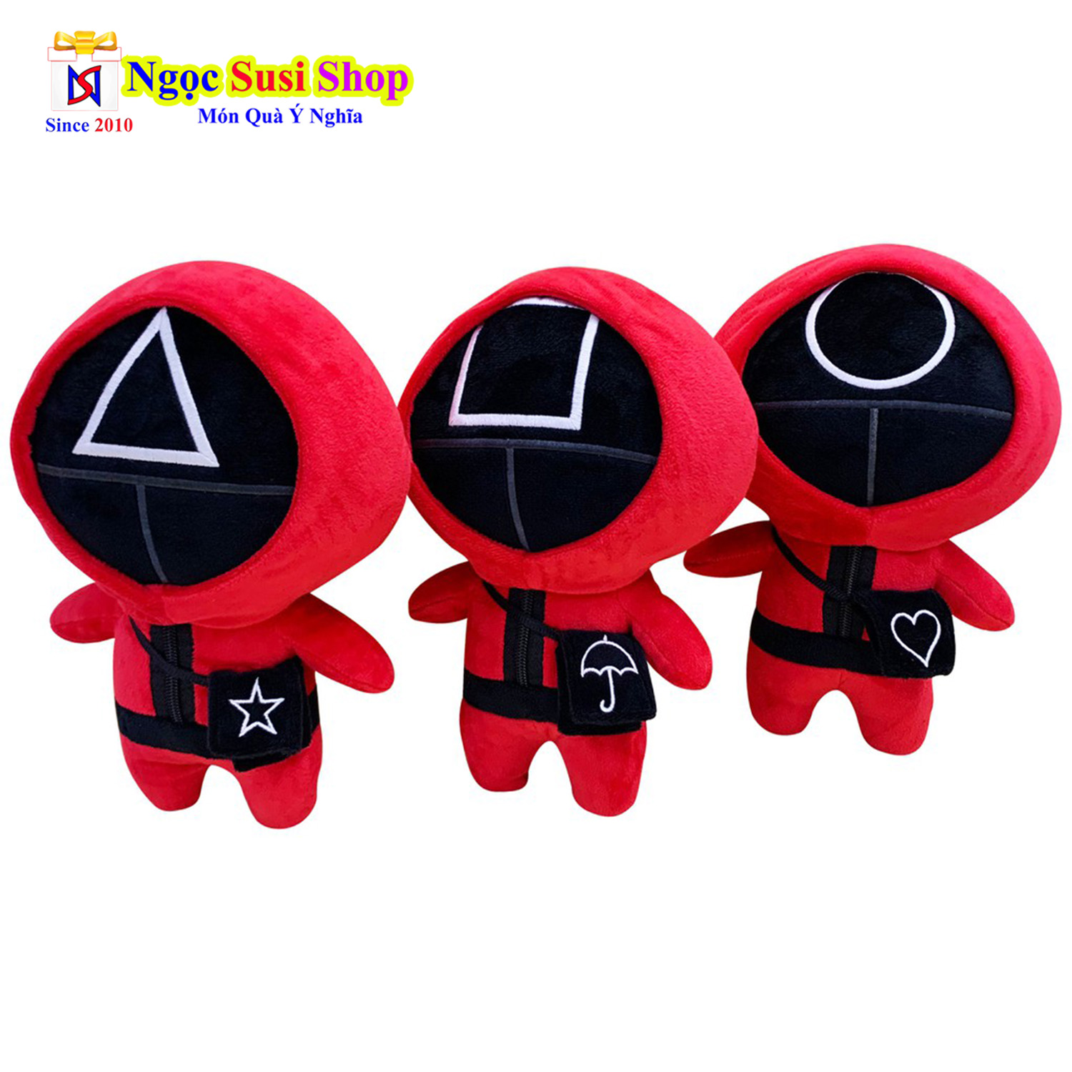 GỐI ÔM SQUID GAME TRỎ CHƠI CON MỰC
