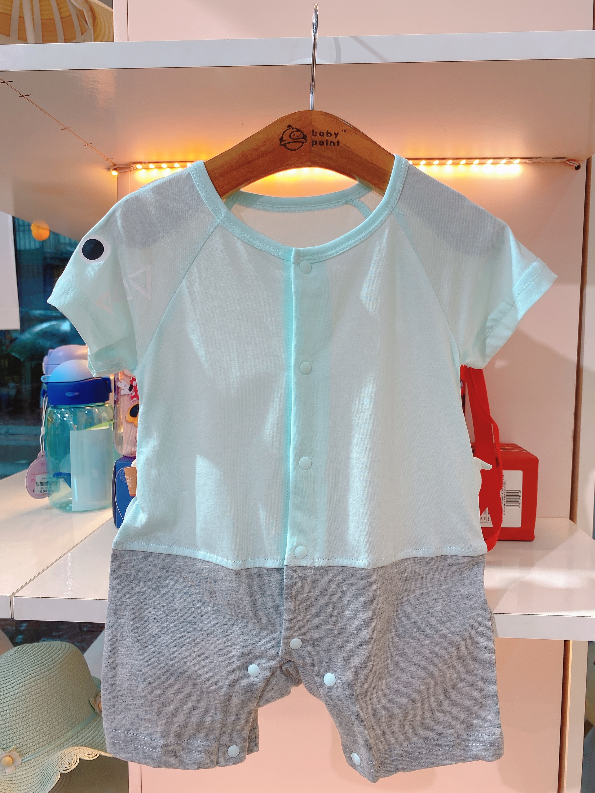 Bodysuit sắc màu khủng long xinh cưng cho bé