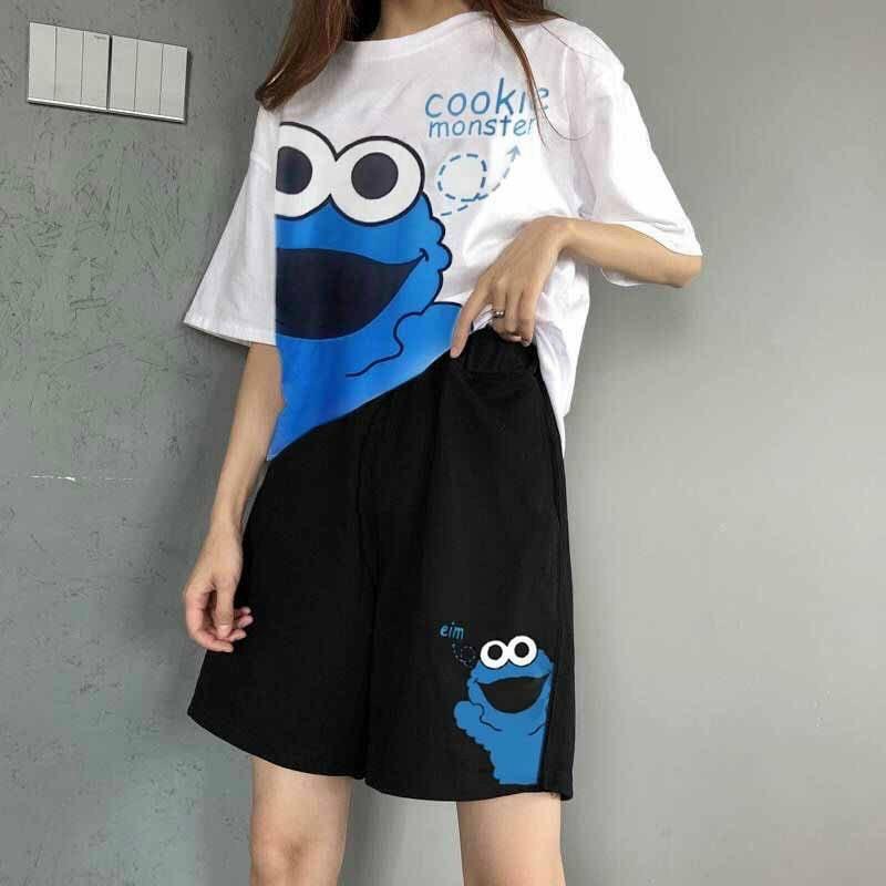 Đồ Bộ Cặp Nam Nữ Thun Lạnh 3D Kaws