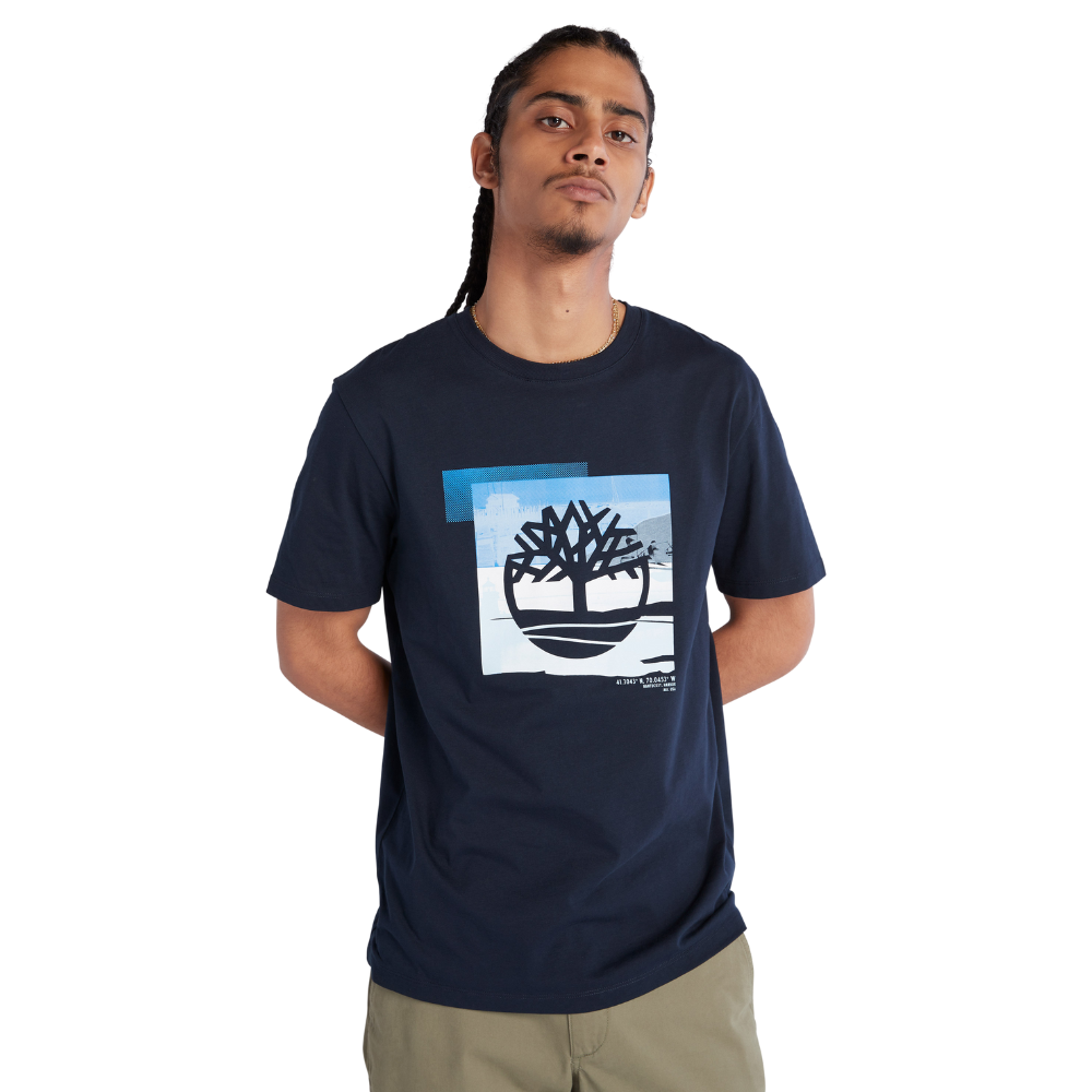 [Original] Timberland Áo Thun Nam Coast Inspired Logo Graphic Tee Regular TB0A6QVZ