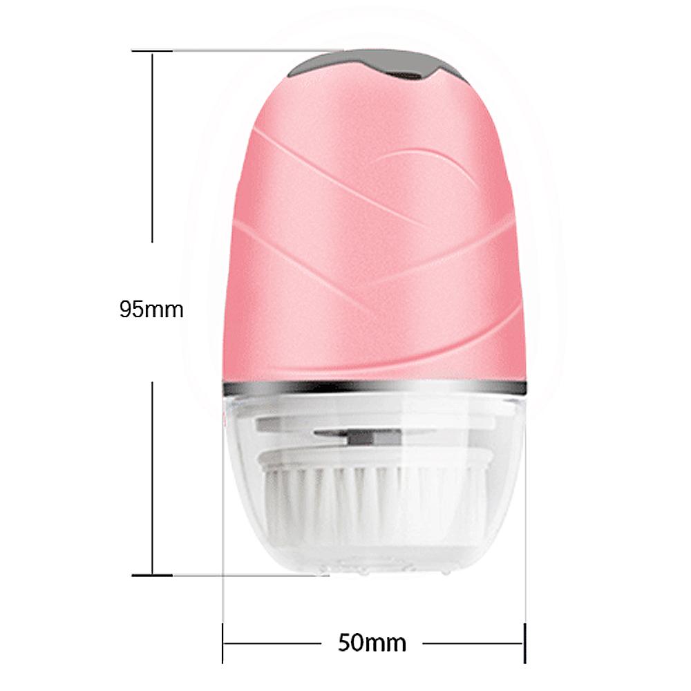 Điện Làm Sạch Da Mặt Bàn Chải Silicone Âm Rung Mini Sạch Sâu Lỗ Chân Lông Làm Sạch Massage Da Mặt Chống Thấm Nước Rửa Mặt