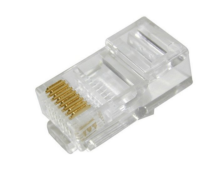 Túi 100 Hạt Mạng, Đầu Bấm Mạng Rj45 Vỏ Nhựa