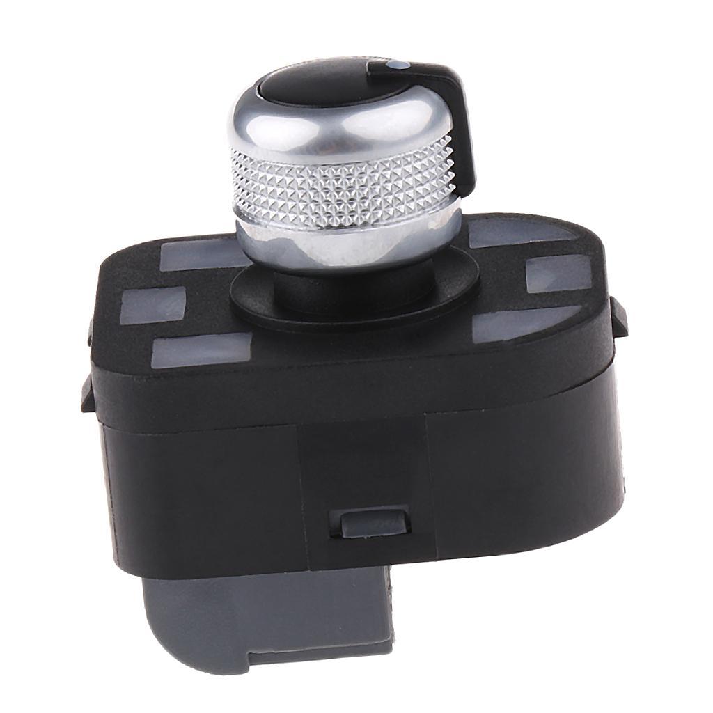 Side Mirror Switch Chrome Tips Button Control Knob for   B7 Q7 R8 A6 S6