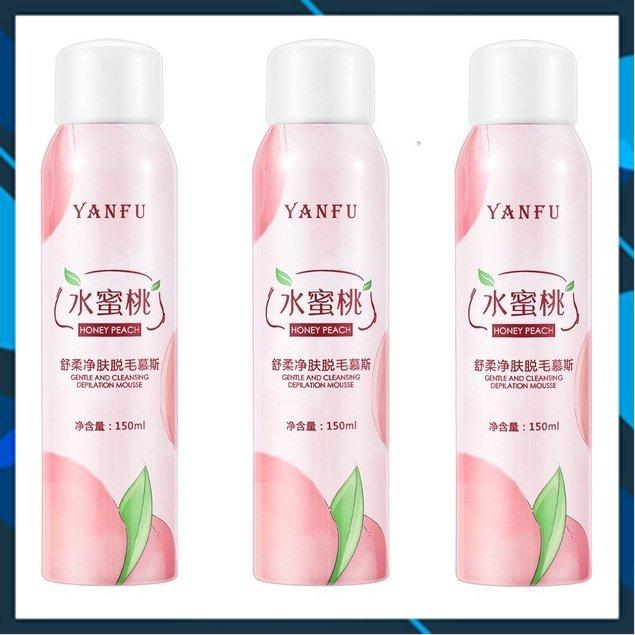 Xịt Tẩy Lông Hương Đào YANFU 150ml NO.0963 (Loại chuẩn)