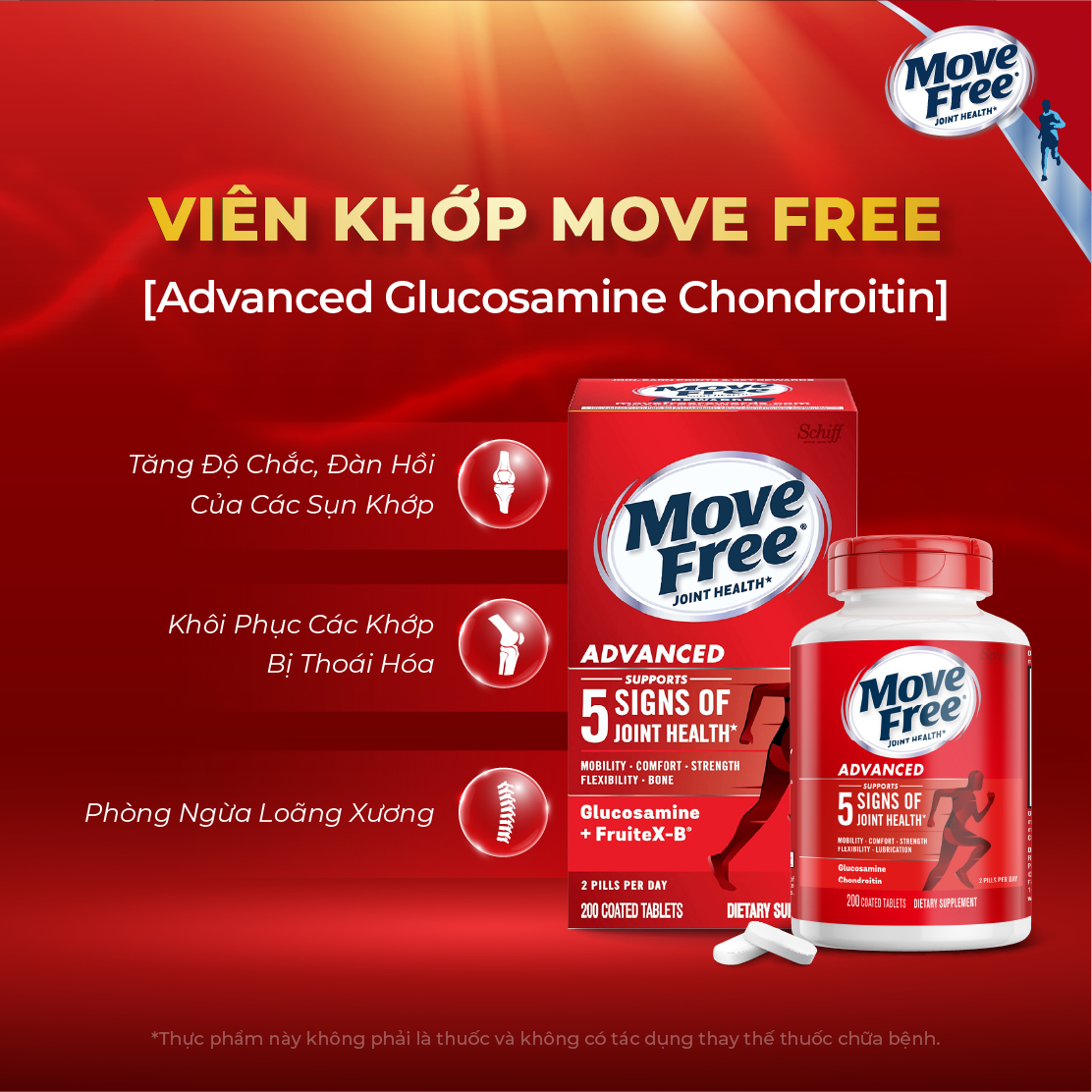 Viên Uống Bổ Khớp Move Free Joint Health Advance