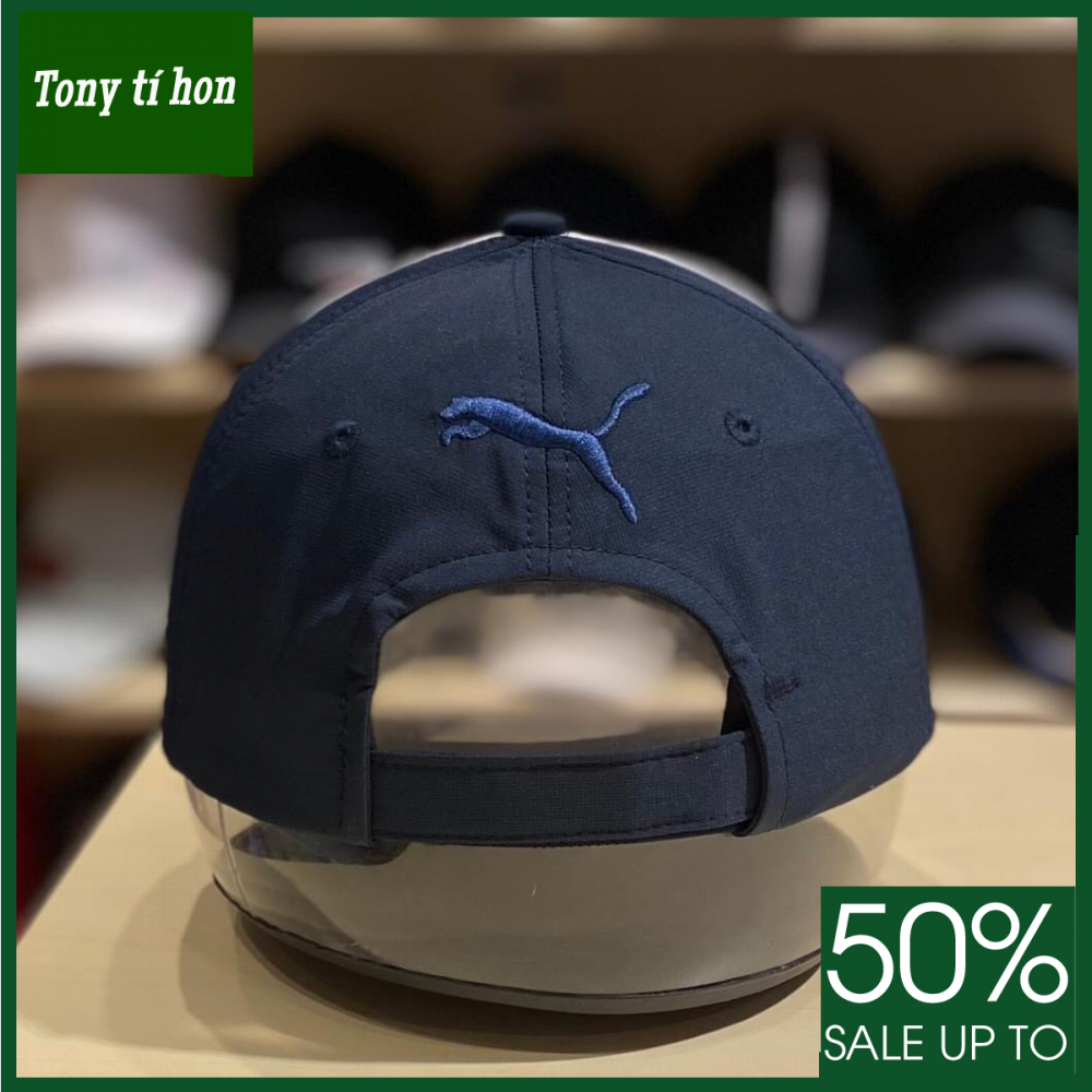 Tony tí hon - Mũ/nón kết lưỡi trai PM logo ngựa đen nền vàng thời trang nam nữ cao cấp