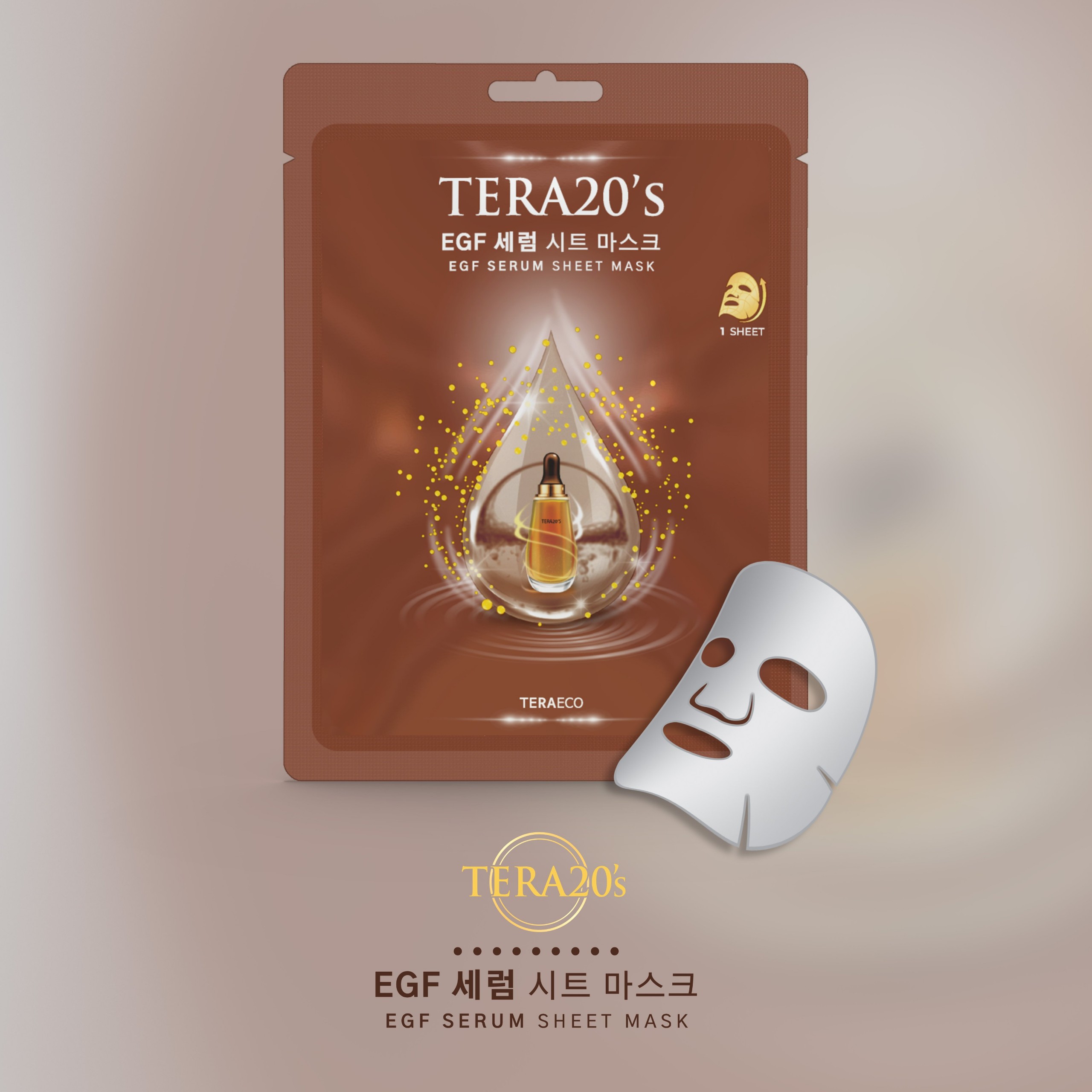 Mặt nạ dưỡng da Serum Tế Bào Gốc TERA20's Hàn Quốc