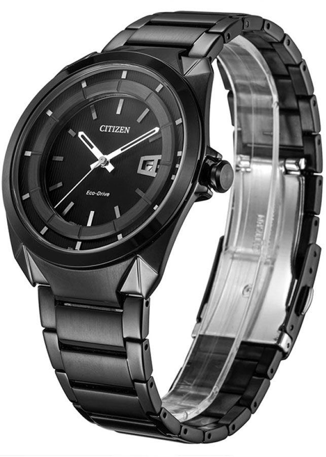 Đồng Hồ Nam Citizen Dây Thép Không Gỉ AW1015-53E - Mặt Đen