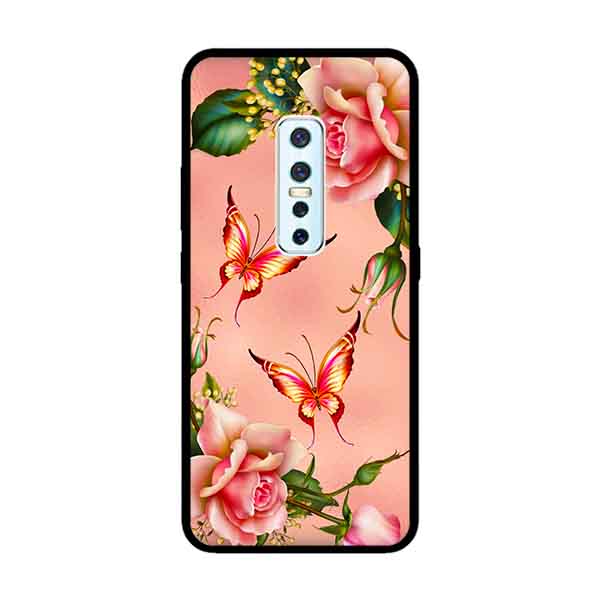 Ốp Lưng in cho Vivo V17 Pro Mẫu Hoa Hồng 2 - Hàng Chính Hãng