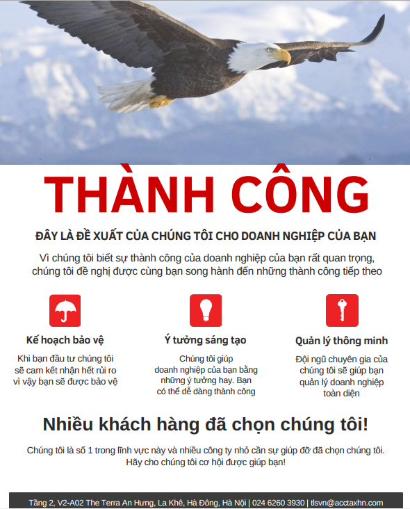 Hà Nội [E-voucher] - GIẢM đến 500K tất cả các gói dịch vụ tư vấn thuế, kế toán 