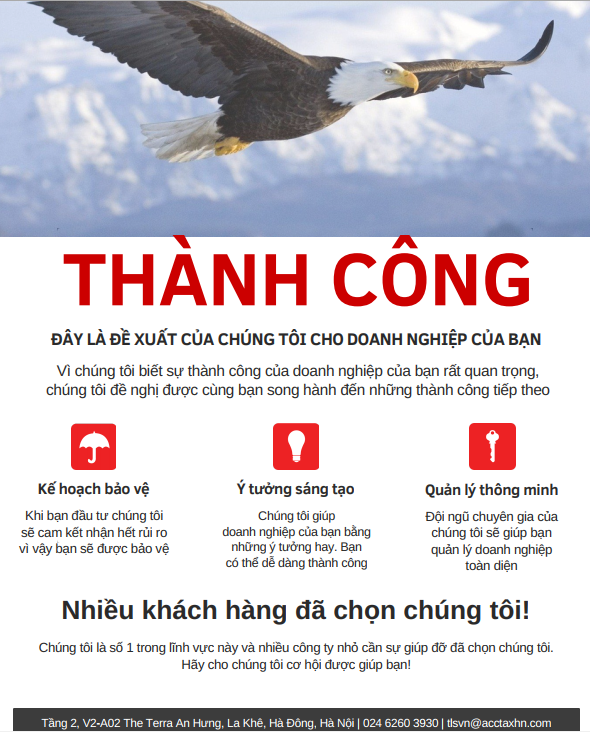 Hà Nội  - GIẢM 300K tất cả các gói dịch vụ tư vấn thuế, kế toán tại công ty cổ phần TLS