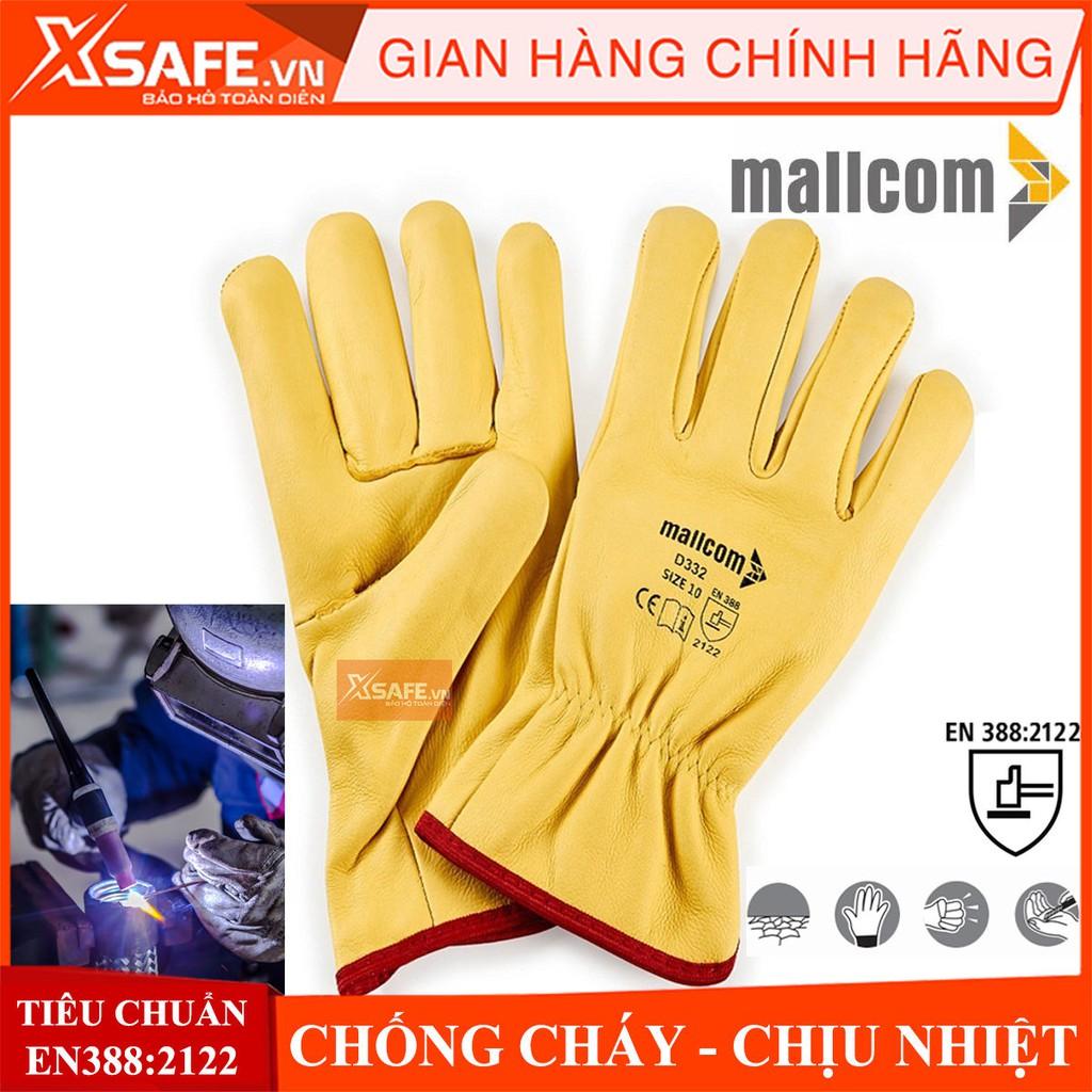 Găng tay hàn Mallcom da cừu mềm mại, chống cháy, chịu nhiệt bao tay hàn dùng cho hàn TIG hàn MIG, luyện đúc - Xsafe