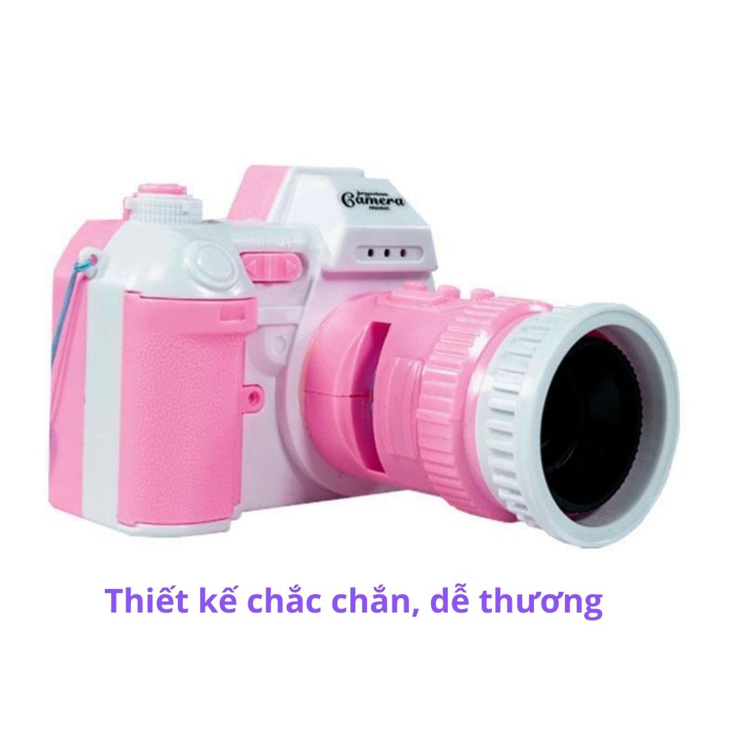 Đồ chơi máy ảnh, máy quay video có nhạc có thể làm đèn pin Mô phỏng thực tế giúp bé phát triển trí tuê