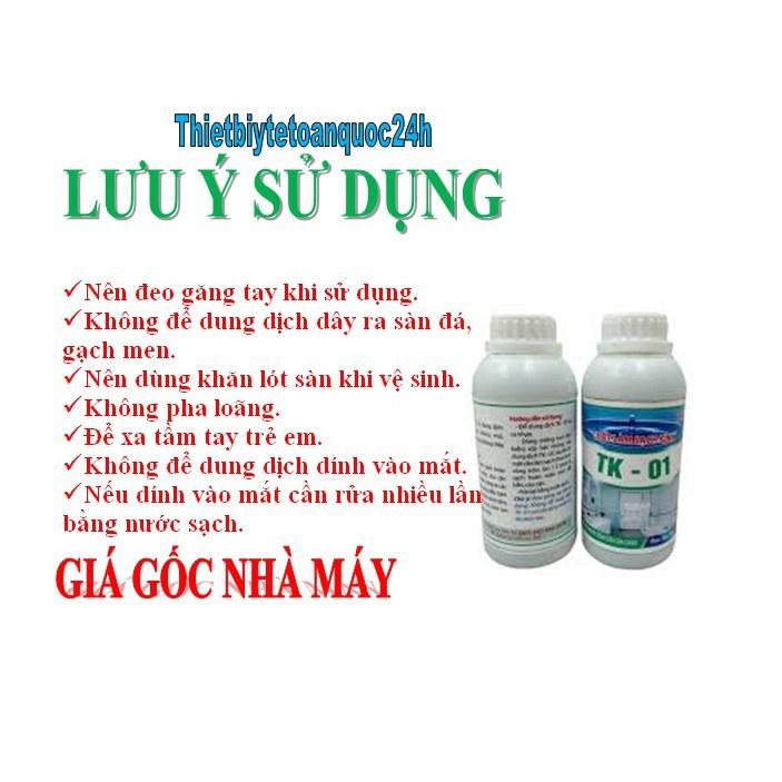 Chất tẩy cặn canxi trên kính TK - 01