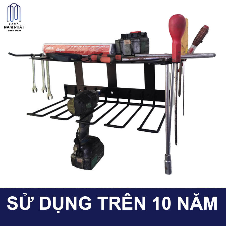 Trọn bộ kệ treo máy khoan, Kệ treo dụng cụ sửa chữa thiết bị pin máy khoan cho thợ DIY