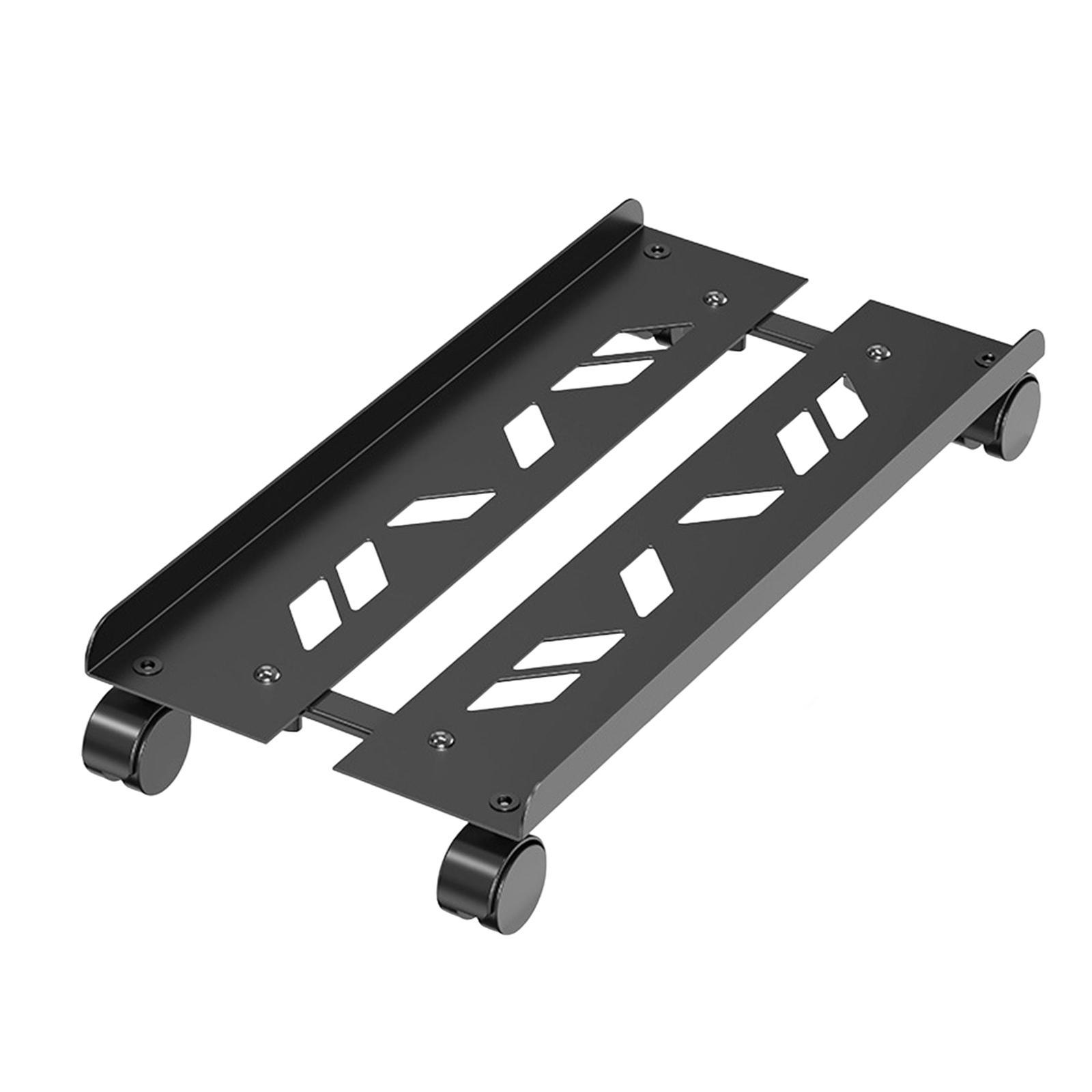Computer towers Holder Desktop Stand Adjustable Mobile CPU Stand Protection